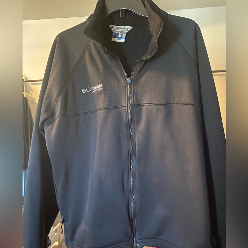 Men’s Columbia Vertex Core Black Full Zip Jacket -XL